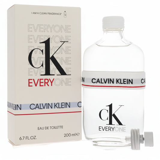 Calvin Klein Everyone perfume bottle and packaging on a white background
